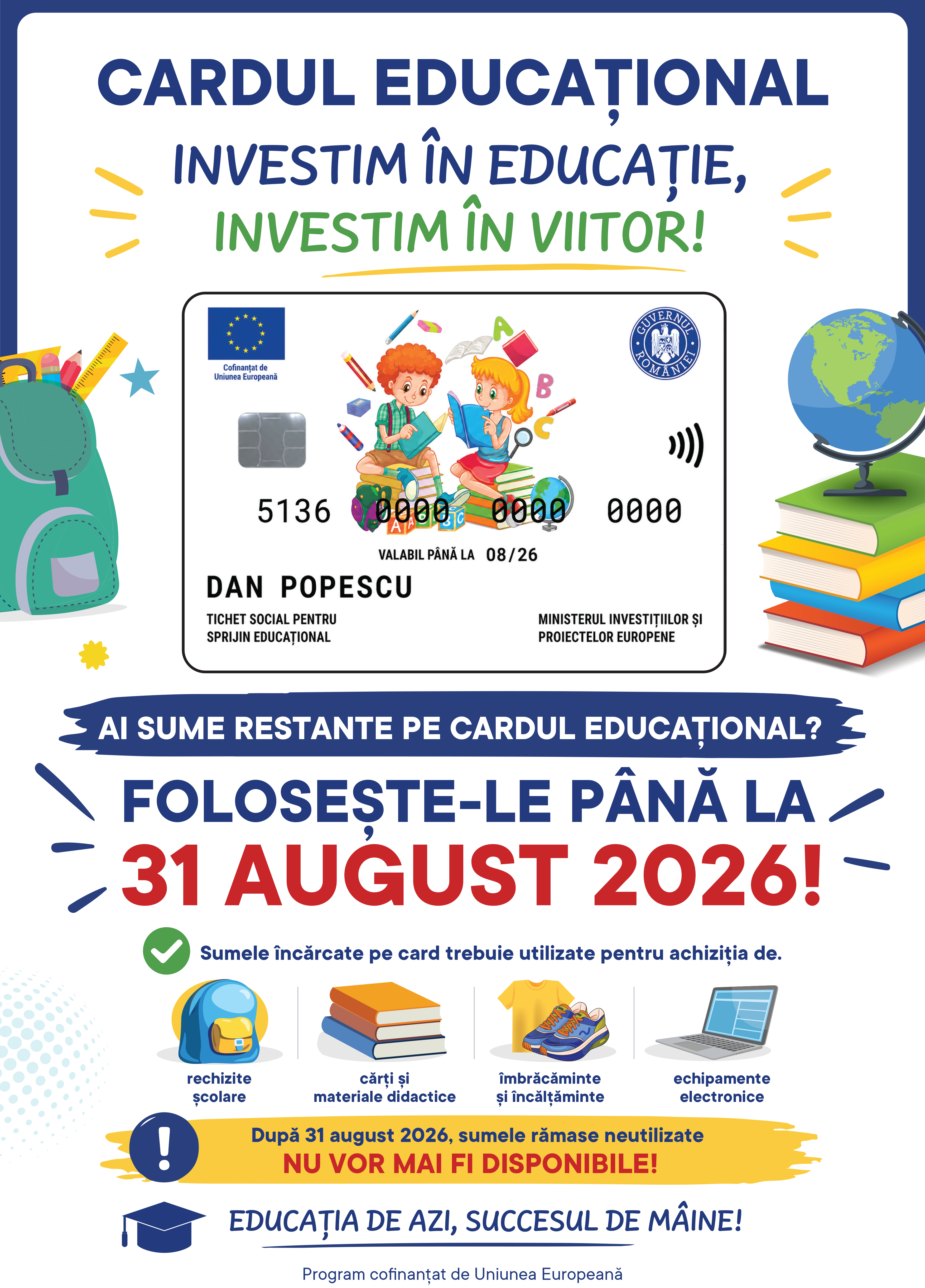 Up Romania - Investim in educatie, investim in viitor